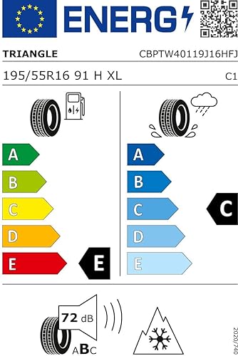 TRIANGLE 195/55 R16 TL 91H WINTERX TW401 XL M+S 3PMSF Winterreifen