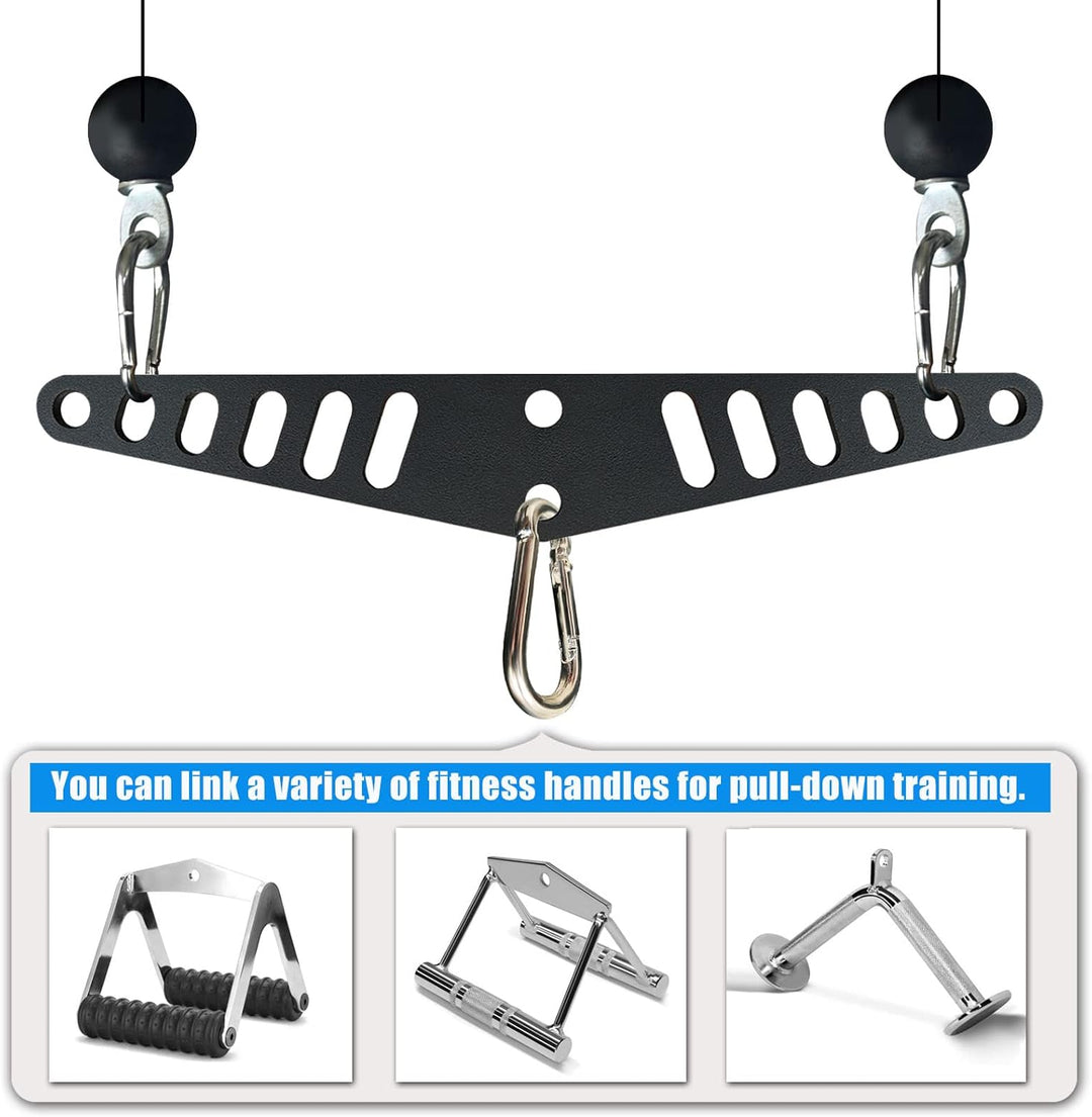 KORIKAHM Multi-Grip LAT Pull Down Bar für Home Gym Fitness, Spreizplatte LAT Pulldown Aufsätze für P