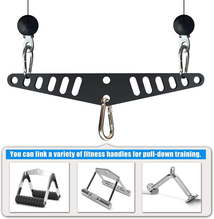 KORIKAHM Multi-Grip LAT Pull Down Bar für Home Gym Fitness, Spreizplatte LAT Pulldown Aufsätze für P