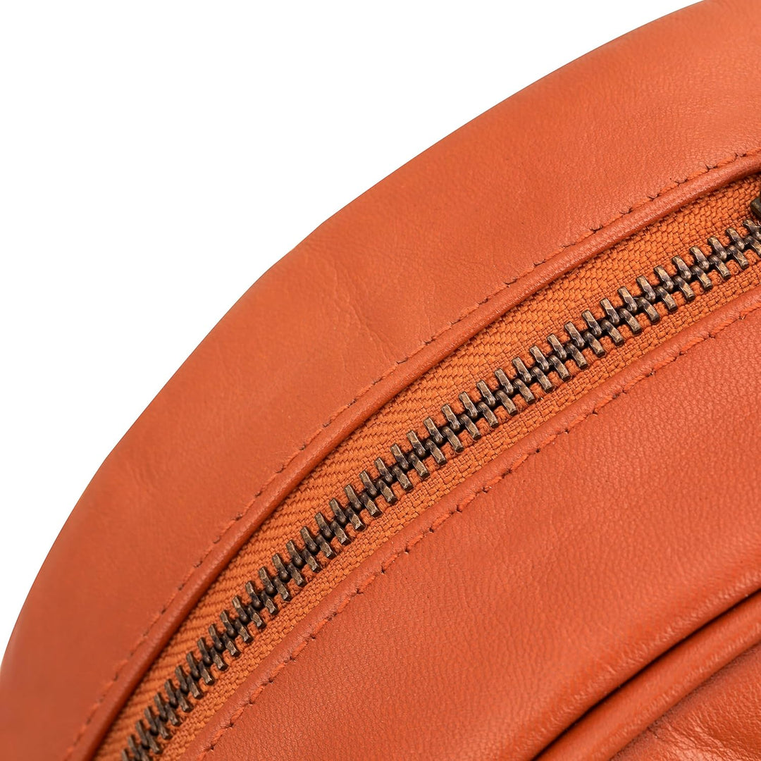 Runde Urban-Ledertaschen für Damen, Kreistaschen für Damen, Designer-Mode-Umhängetasche, kleine Umhä