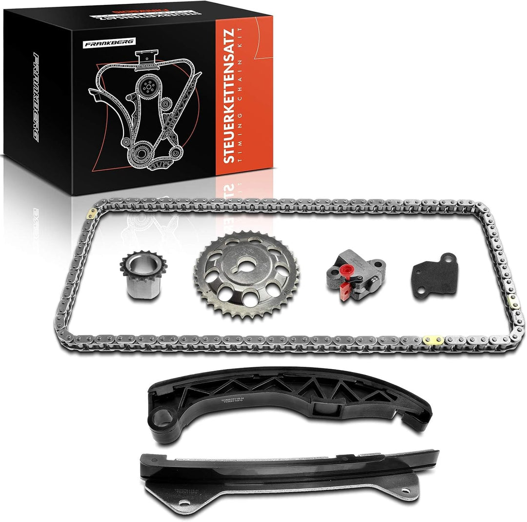 Frankberg Steuerkettensatz Kompatibel mit C1 Cuore VII S-i-r-i-o-n 107 Justy IV Aygo IQ Yaris 1.0L B