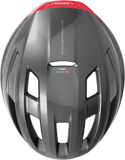 ABUS Rennradhelm PowerDome - leichter Fahrradhelm mit cleverem Belüftungssystem und aerodynamischem