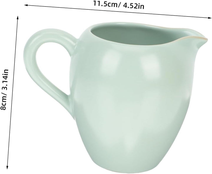 Cabilock Milchkrug Keramik Milchkanne Sossenkanne Porzellan Sossenkännchen Porzellan Sossenbecher Mi