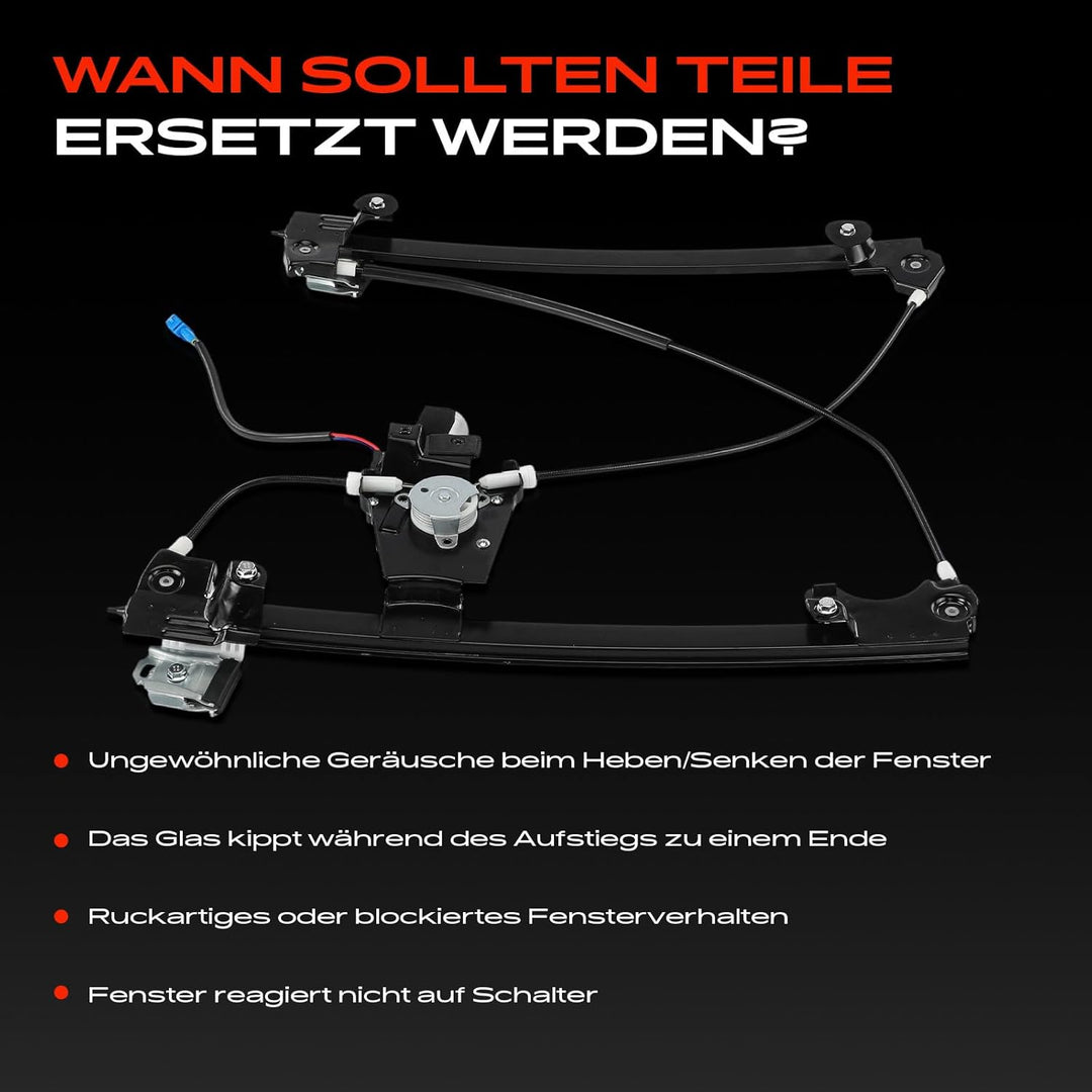Frankberg Fensterheber Mit Motor Vorne Links Kompatibel mit Freelander L314 / LN SUV 1998-2006 LR006