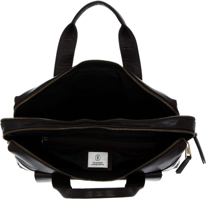 SADDLER Adam Computer Bag Dark Brown