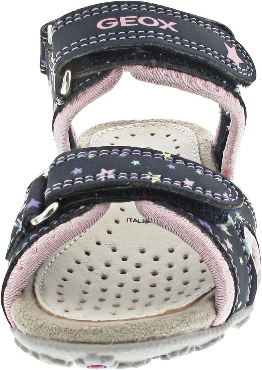 Geox Mädchen Jr Roxanne B Sandalen 28 EU Navy Pink, 28 EU Navy Pink