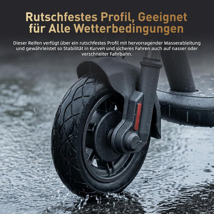 10x2,50-6,5 E Scooter Reifen Tubeless für ODYS Neo E100 Elektroroller 10 Zoll Ersatzreifen Schlauchl