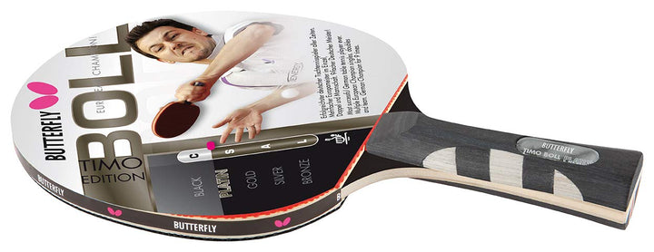 Butterfly® Timo Boll Platin 85025 Tischtennisschläger | Tischtennis Racket Bat Profi | Wettkampfschl