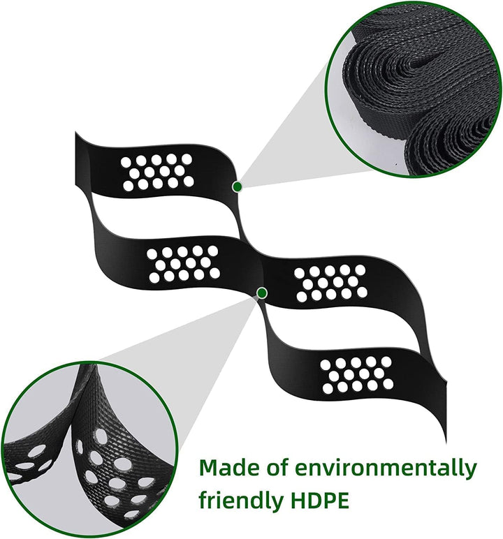 2PCS Kiesgitter Kiesmatten Kieswaben,3x5m=15m² Rasengitter Geogitter Wabengitter Gitterplatten Boden