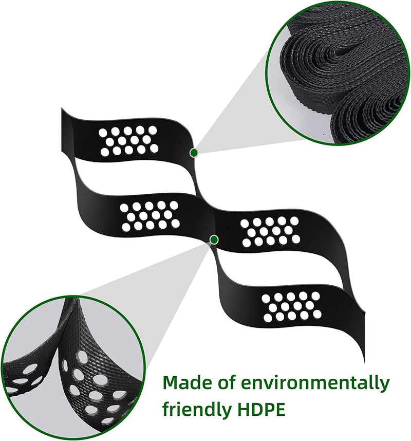 2PCS Kiesgitter Kiesmatten Kieswaben,3x5m=15m² Rasengitter Geogitter Wabengitter Gitterplatten Boden