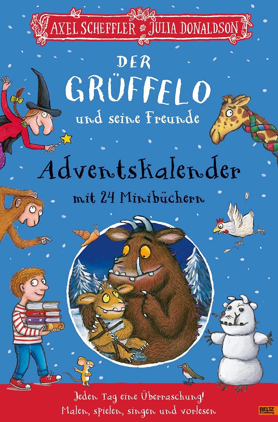 Der Grüffelo und seine Freunde. Adventskalender mit 24 Minibüchern, Gebundenes Buch