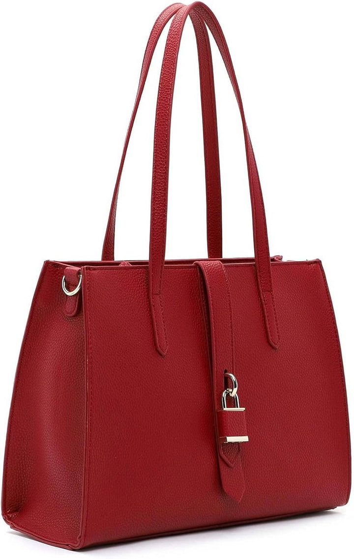 Tamaris Shopper Jasmina 31753 Damen Handtaschen Uni Einheitsgrösse Red 600, Einheitsgrösse Red 600