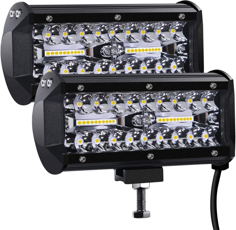 Kraumi LED Arbeitsscheinwerfer 7 Zoll 240W Cree LED Zusatzscheinwerfer 12V 27,000lm Auto Scheinwerfe