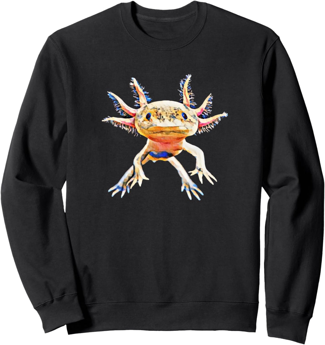 Axolotl Motiv Amphibie Axolotls Sweatshirt