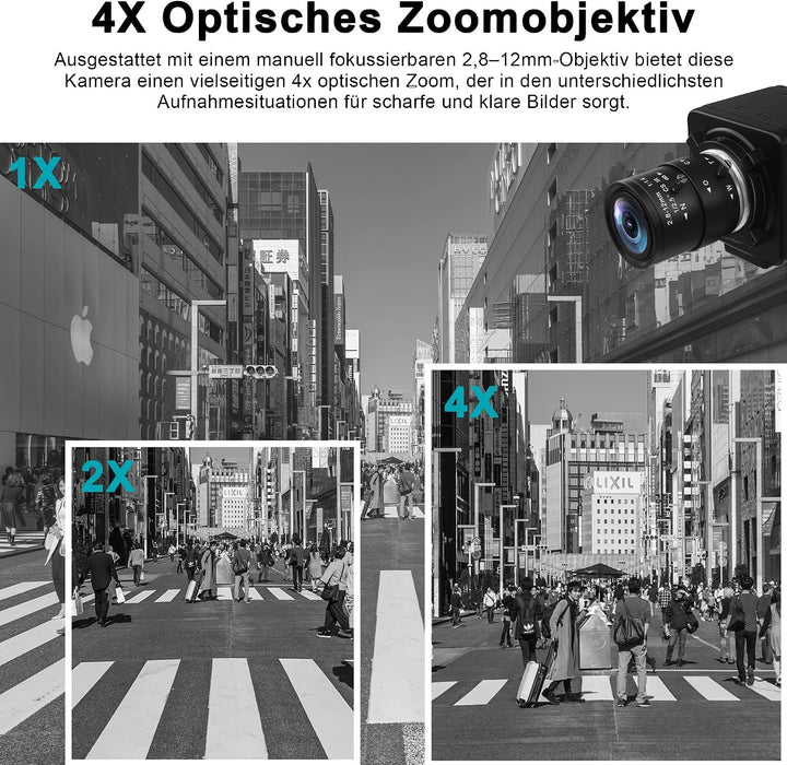 Global Shutter USB Kamera,800P Monochrom extrem hohe Bildrate 420 fps/210 fps/120 fps Webcam zur Tie