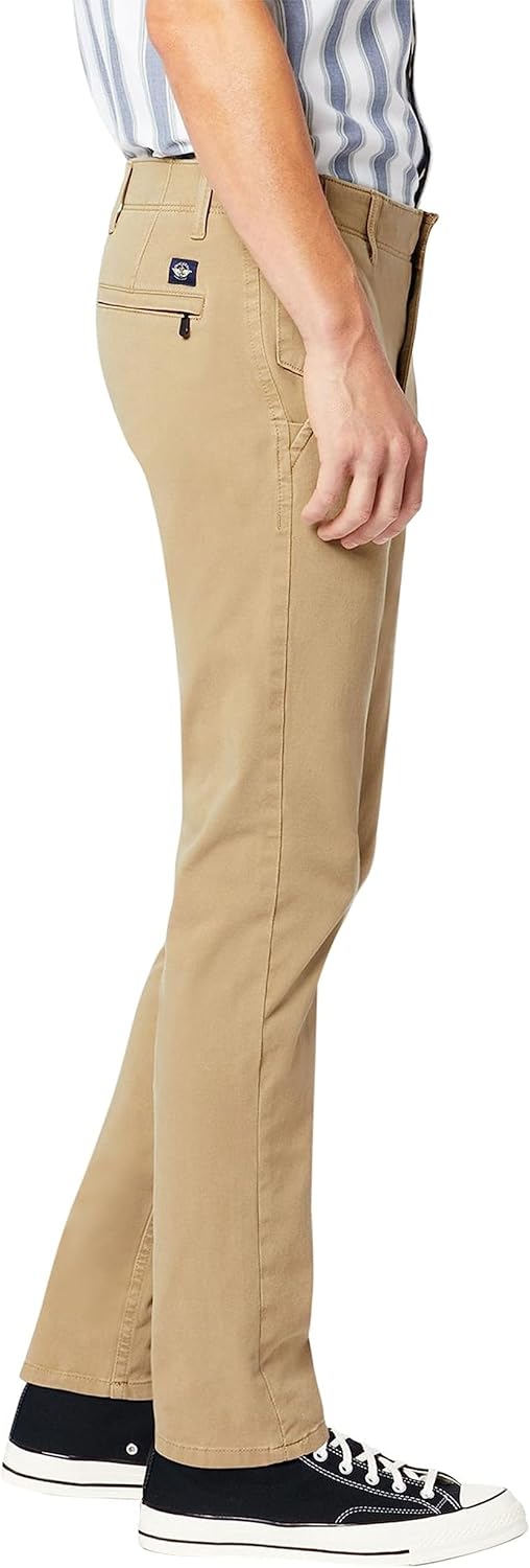 Dockers Herren Smart 360 Flex Alpha Skinny Hose 32W / 34L New British Khaki, 32W / 34L New British K