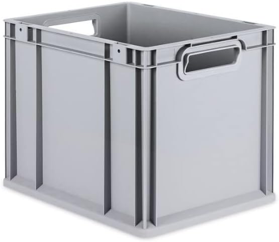 PROREGAL SuperSparSet 5x Eurobox NextGen Grip | HxBxT 32x30x40cm | 30 Liter | Griffe offen | Glatter