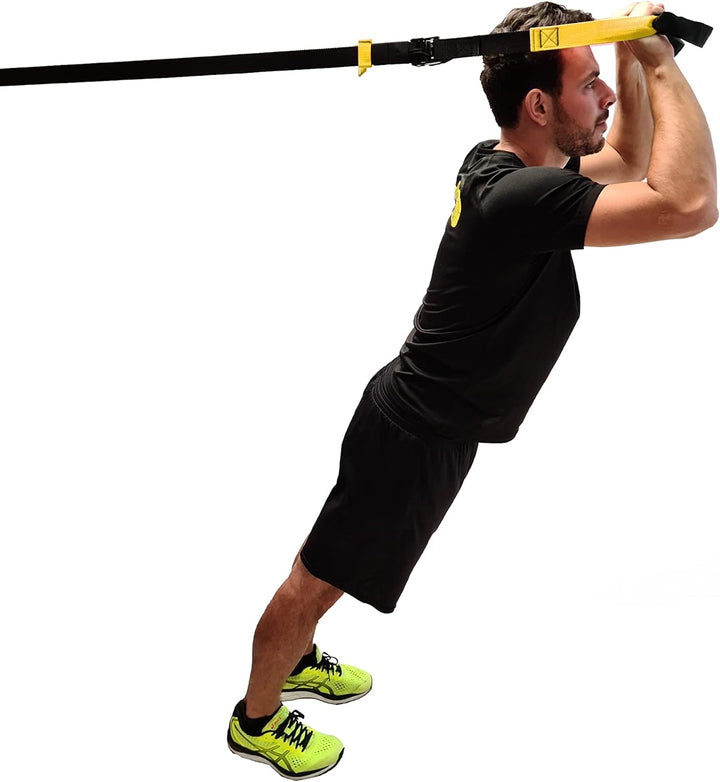 POWERSHOT Schlingentrainer - Sling Trainer mit Türverankerungen - Home Fitness! Fitness-Bauchgurt/ST