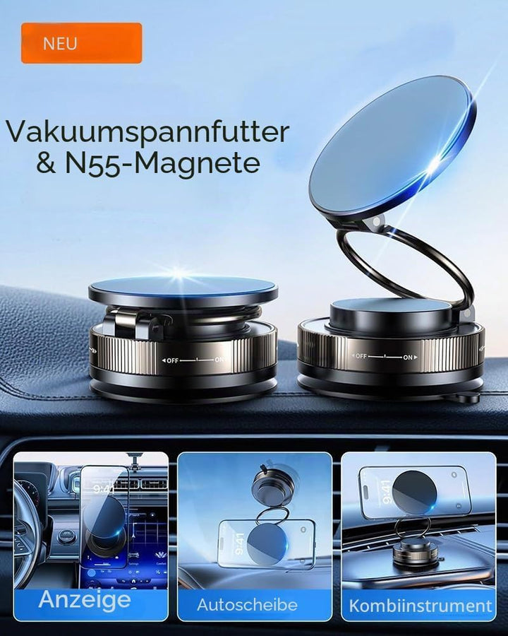 Magnethalter Handy Auto,Handyhalterung für Lüftungslöcher rund Autohalterung Mercedes Benz Schutz ge