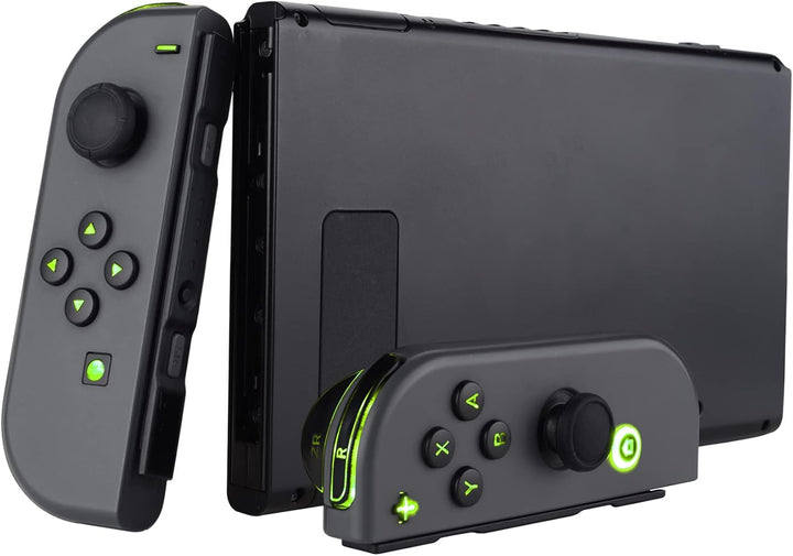 eXtremeRate LED Tasten Set für NS Switch Joycon,Leuchttaste ABXY Knöpfe Tasten Trigger Licht Buttons