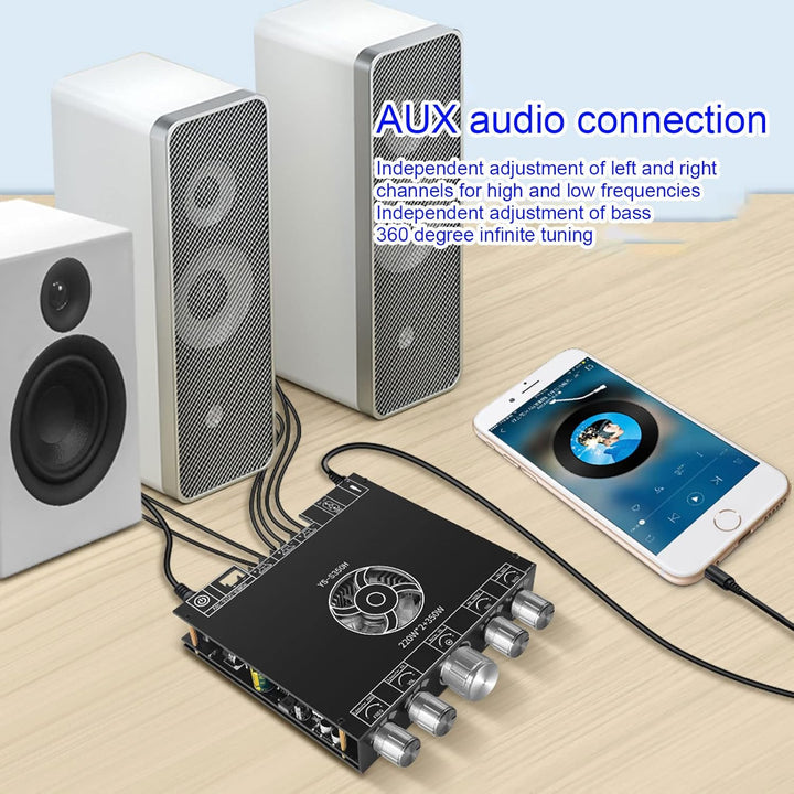 XY S350H 2.1-Kanal-Leistungsverstärkerplatine mit Subwoofer, 220 W X 2, 350 W, Benutzerdefiniertes D