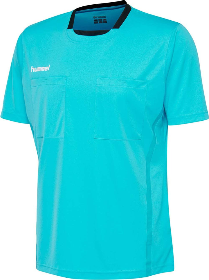 hummel Referee F3648 Schiedsrichter-Trikot, kurzärmelig Scuba Blue L, Scuba Blue L