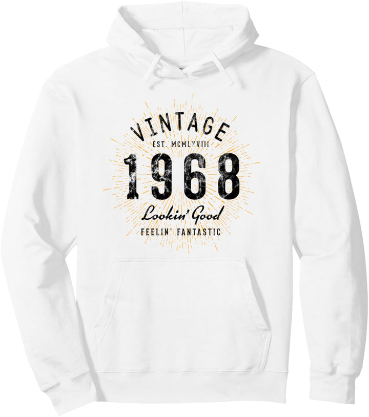 Vintage Geburtstag geboren 1968 Pullover Hoodie