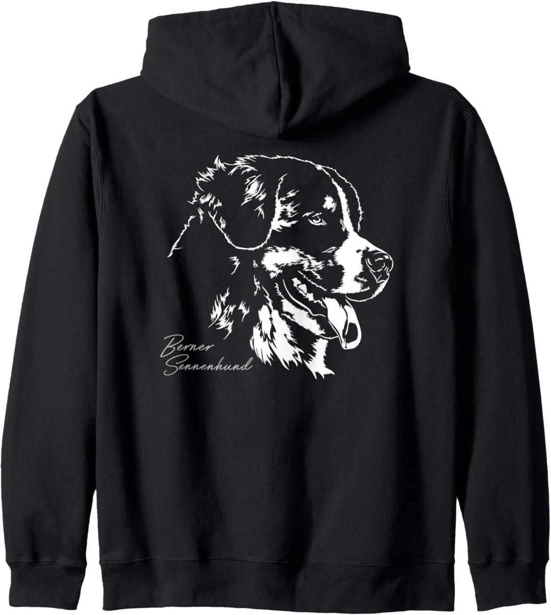 Berner Sennenhund Hund Hunde Portrait Hundeportrait Hunde Kapuzenjacke