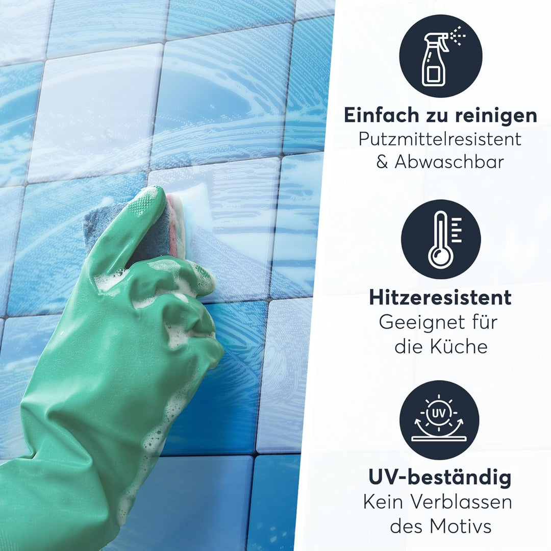 Fliesenfolie Fliesen Dekoration I Fliesen Folie Sticker Aufkleber Küchenfolie Bad Fliesen Küchengest