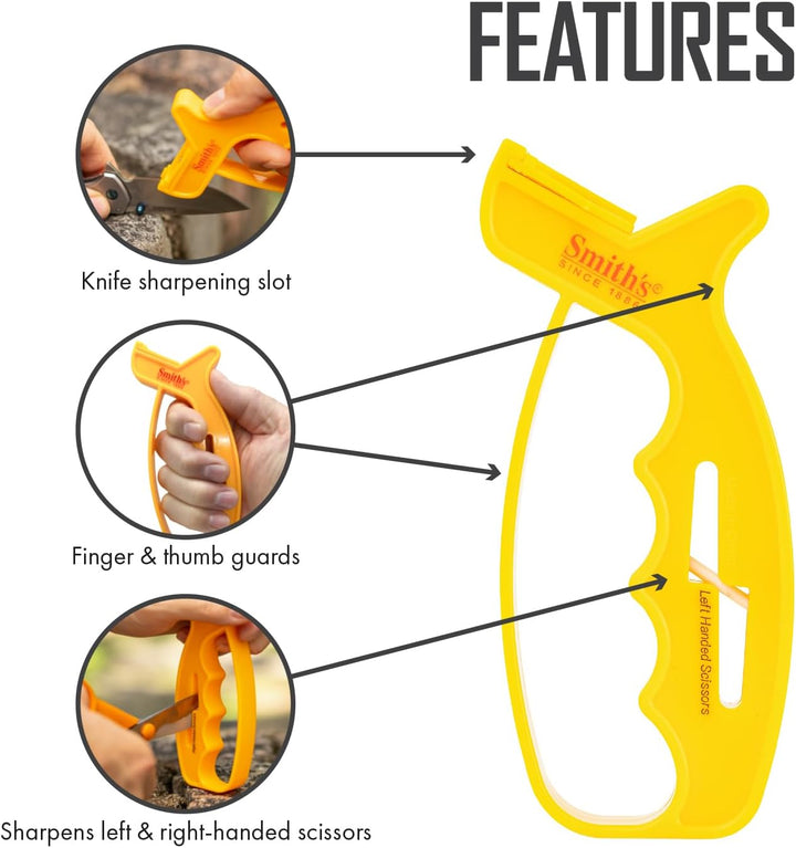 Jiff "V" Sharp Knife & Scissors Sharpener