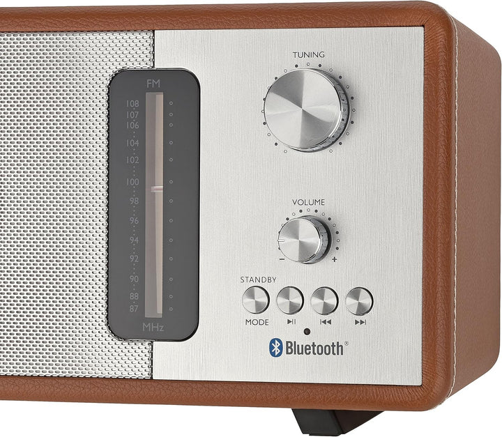 Roadstar HRA-1350 US/BT Retro-Radio mit Bluetooth, 40 Watt Musikleistung (Bluetooth, USB, SD-Karten-