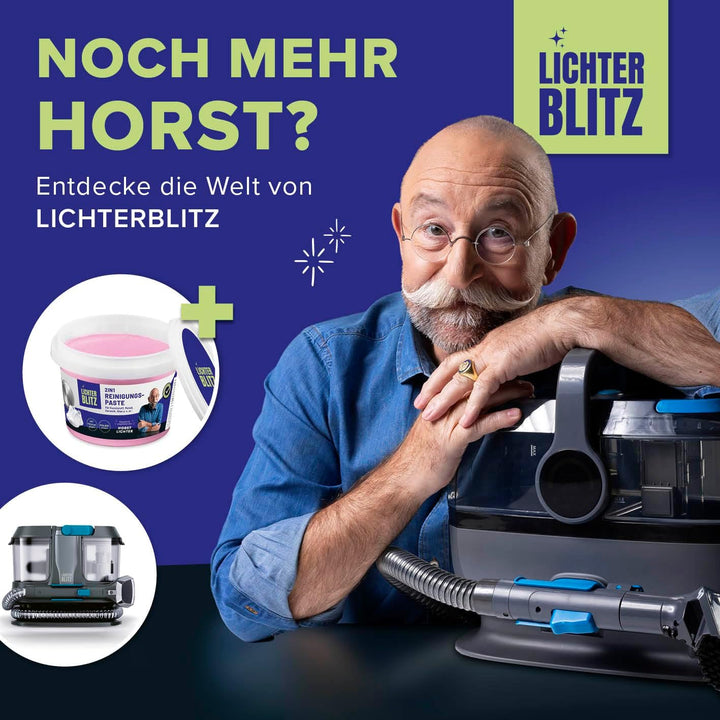 Fensterreiniger Set - Fensterabzieher mit 3-in-1 Sprüh-, Wisch- und Auffangfunktion - Abzieher ohne