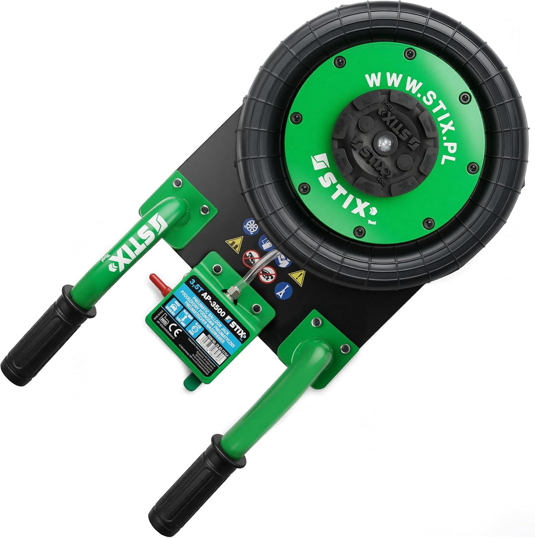 Pneumatischer Wagenheber 3,5T - Druckluft Wagenheber 130-430 mm - Kompakter Air Jack mit kurzem Grif