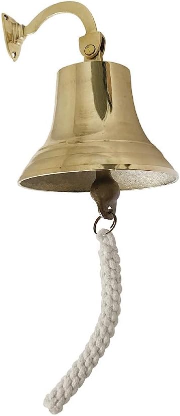Schiffsglocke Nostalgie Glocke Messing Maritim Türglocke 14cm