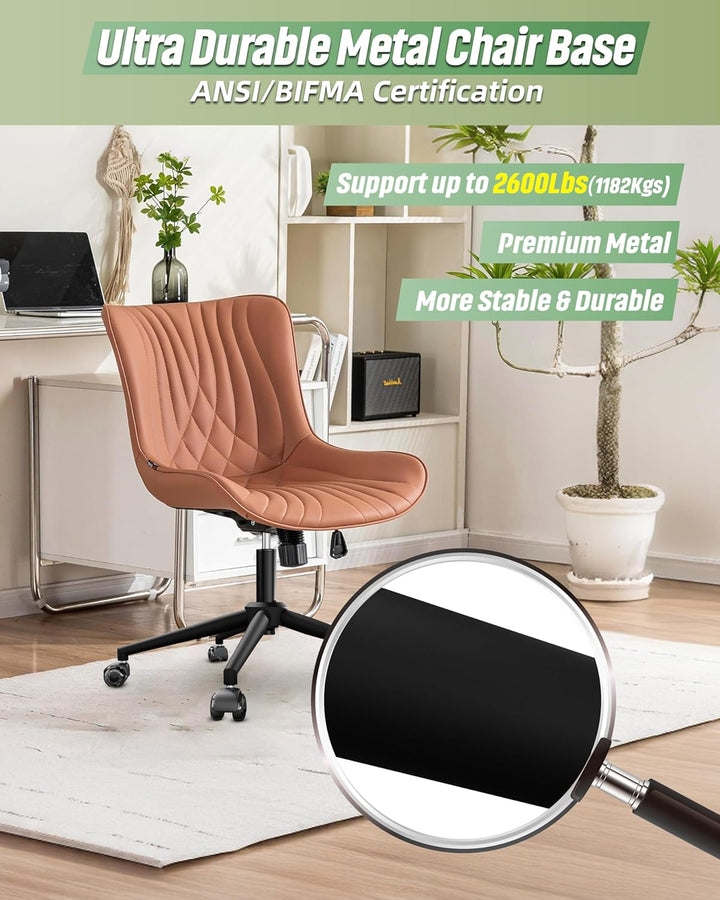 Sytopia Bürostuhl-Fusskreuz 24 Zoll/60 cm - Schwarz, Robustes 5-Sterne-Metalluntergestell, Drehstuhl