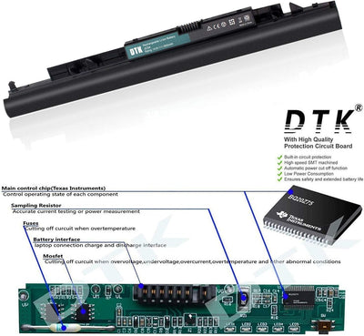 DTK Laptop Akku für HP Pavilion 240 245 250 255 G6 Pavilion 14-B 15-B 15-G 15-Q 17-A 17-B JC04 JC03