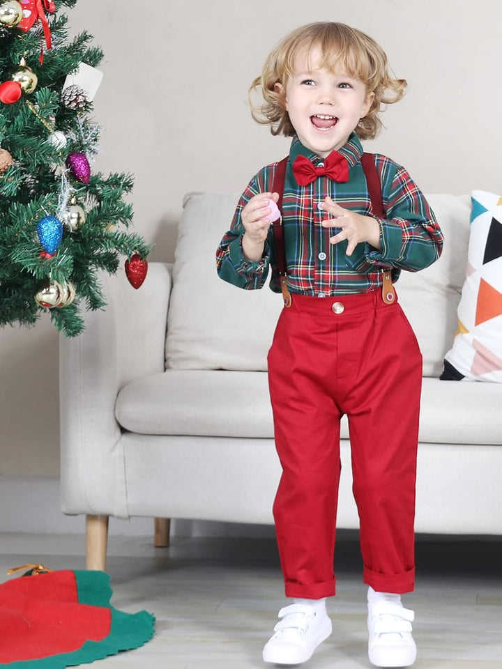 mintgreen Baby Anzug Junge, Formelles Outfit Taufanzug Gentleman Smoking Shirt & + Hose 3-6 Monate G