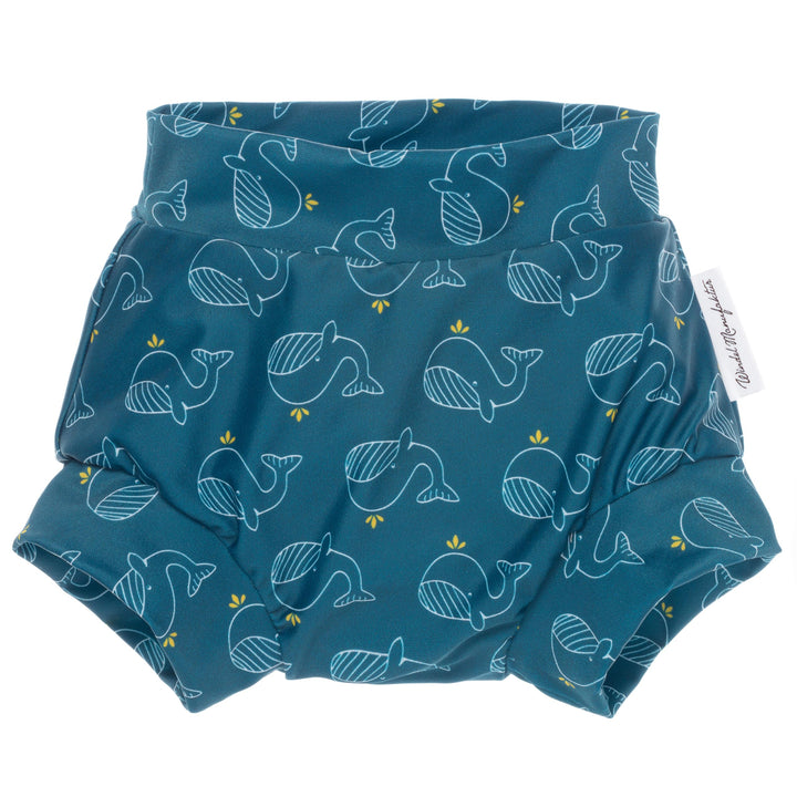 Windelmanufaktur waschbare und wiederverwendbare Schwimmwindel, Badewindel (Wale, XL) Wale XL (1er P
