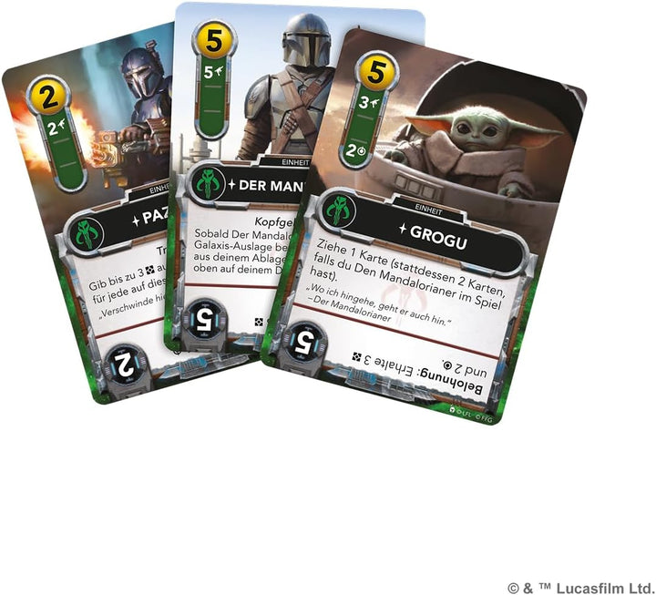 Asmodee, Star Wars: The Deckbuilding Game – Mandalorian, Fraktionspack-Erweiterung, FFG, Kennerspiel