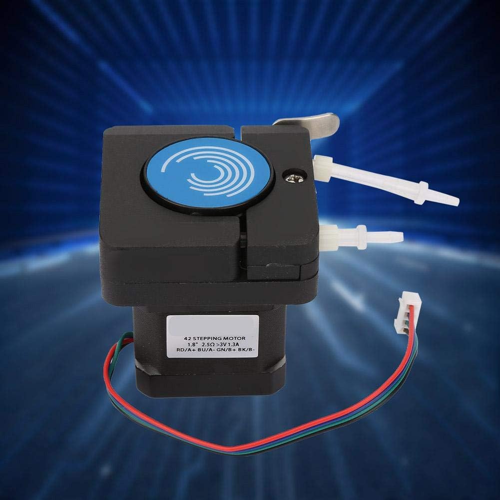 Keenso Mikro Peristaltische Pumpe Kit, 12-24V Grosser Fluss Mini Peristaltikpumpe Anti -Korrosion pe