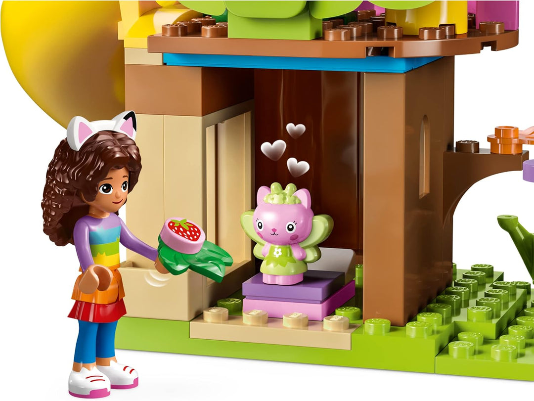 LEGO Gabby's Dollhouse Kitty Fees Gartenparty Puppenhaus Spielzeug Set mit Gabby, Pandi und Kitty Fe