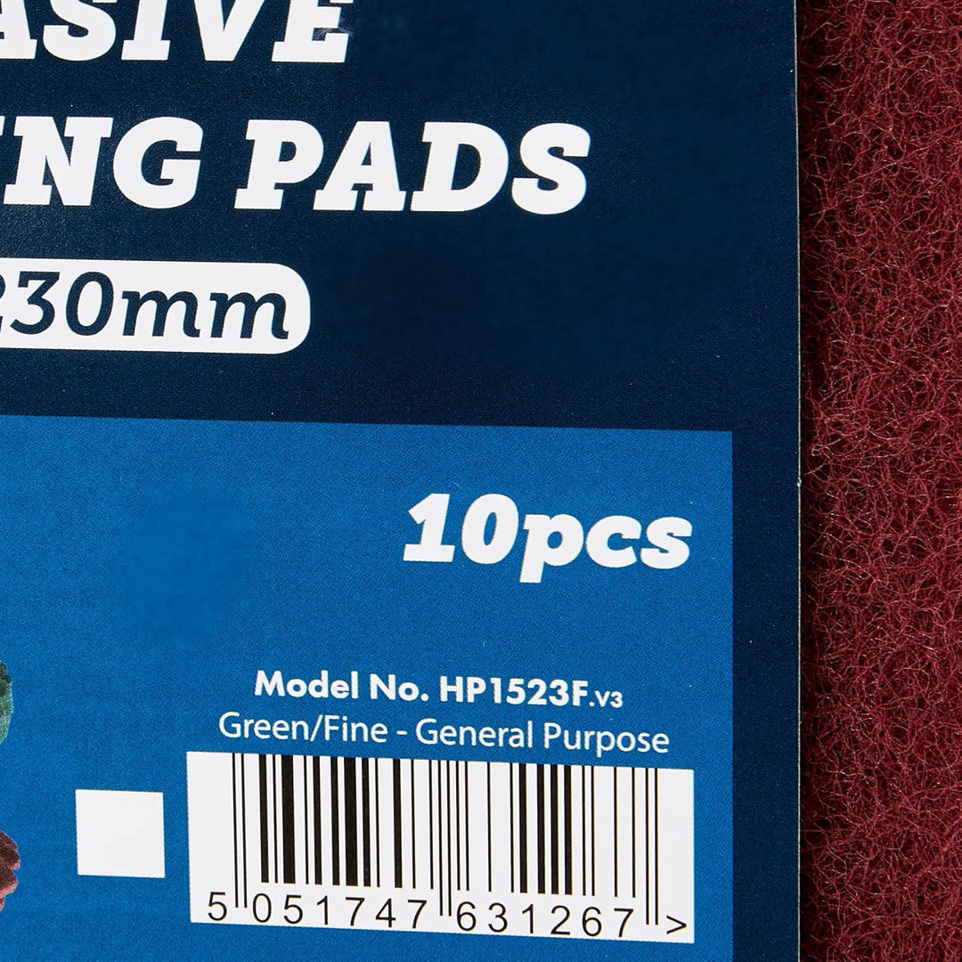 Abrasive Finishing Pad 150 x 230mm Medium Pack of 10