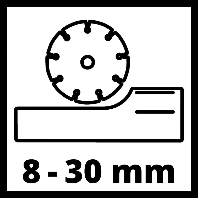 Einhell Mauernutfräse TC-MA 1300 (1.320 W, Leerlaufdrehzahl 9.000 min-1, max. Nutbreite 26 mm, max.