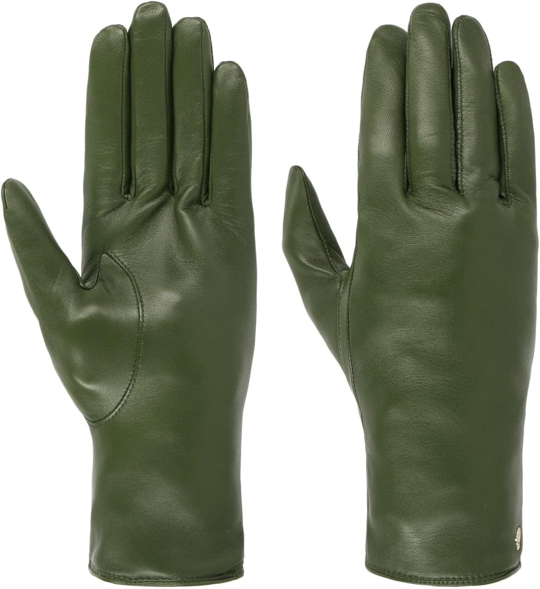 Roeckl Damen Handschuhe Classic, Einfarbig 6.5 Dunkelgrün, 6.5 Dunkelgrün