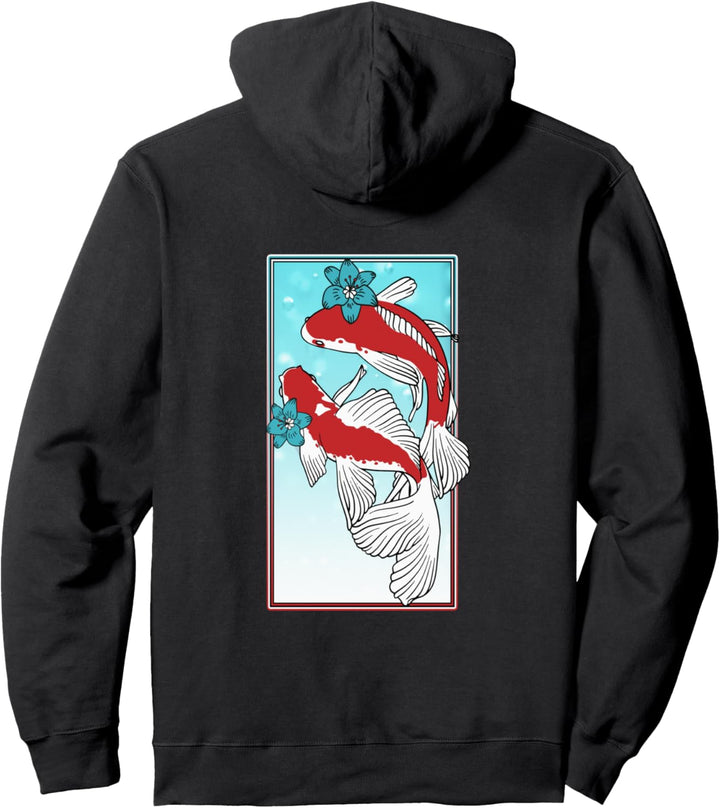 Japanischer Nishikoi Koifisch Karpfen Pullover Hoodie