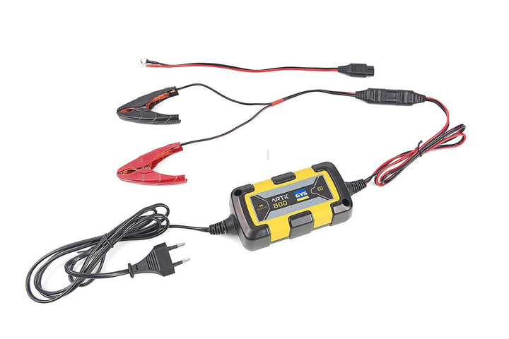 GYS Ladegerät Batterieladegeräte Kfz automatisches Ladegerät speziell für 12V-Batterien von Motorräd