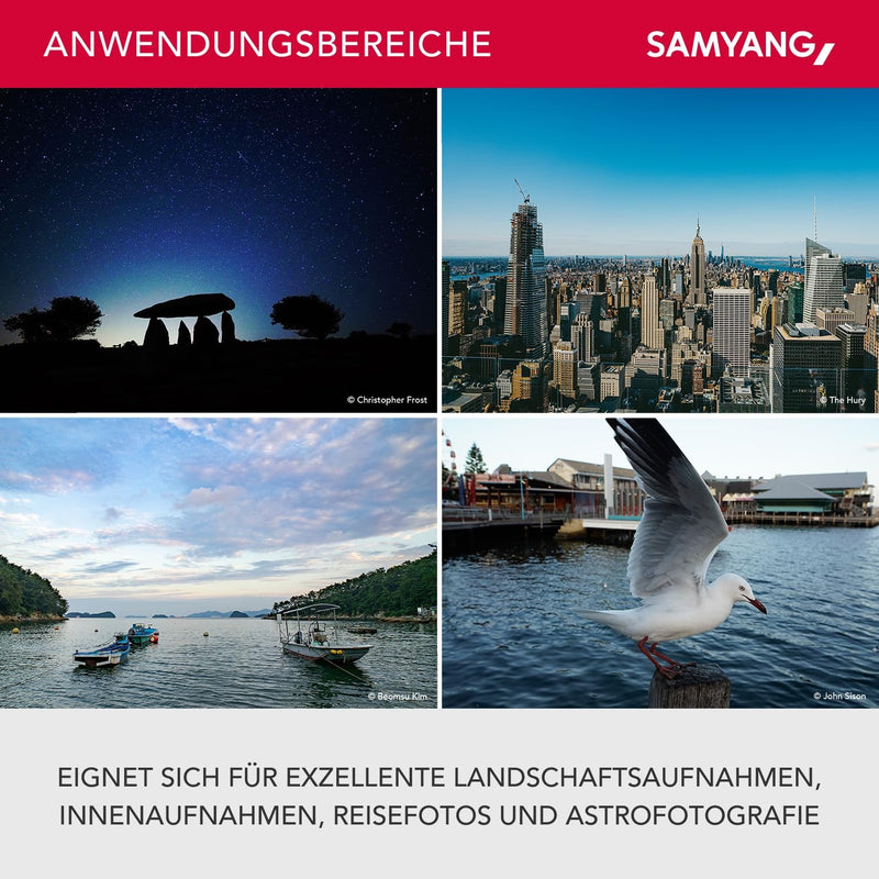 Samyang AF 18 mm F2.8 FE (Tiny but Super Wide) – Autofokus Vollformat und APS-C Festbrennweite Objek