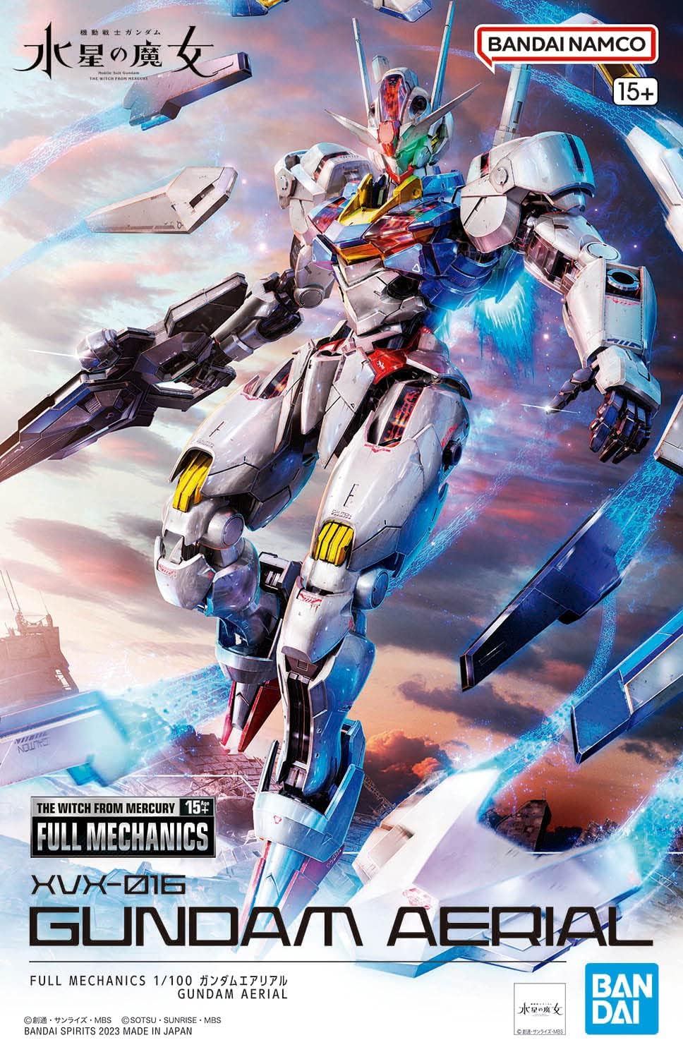 BANDAI SPIRITS(バンダイ スピリッツ) The Witch from Mercury – Full Mechanics 1/100 Gundam Antennenmodellbausat