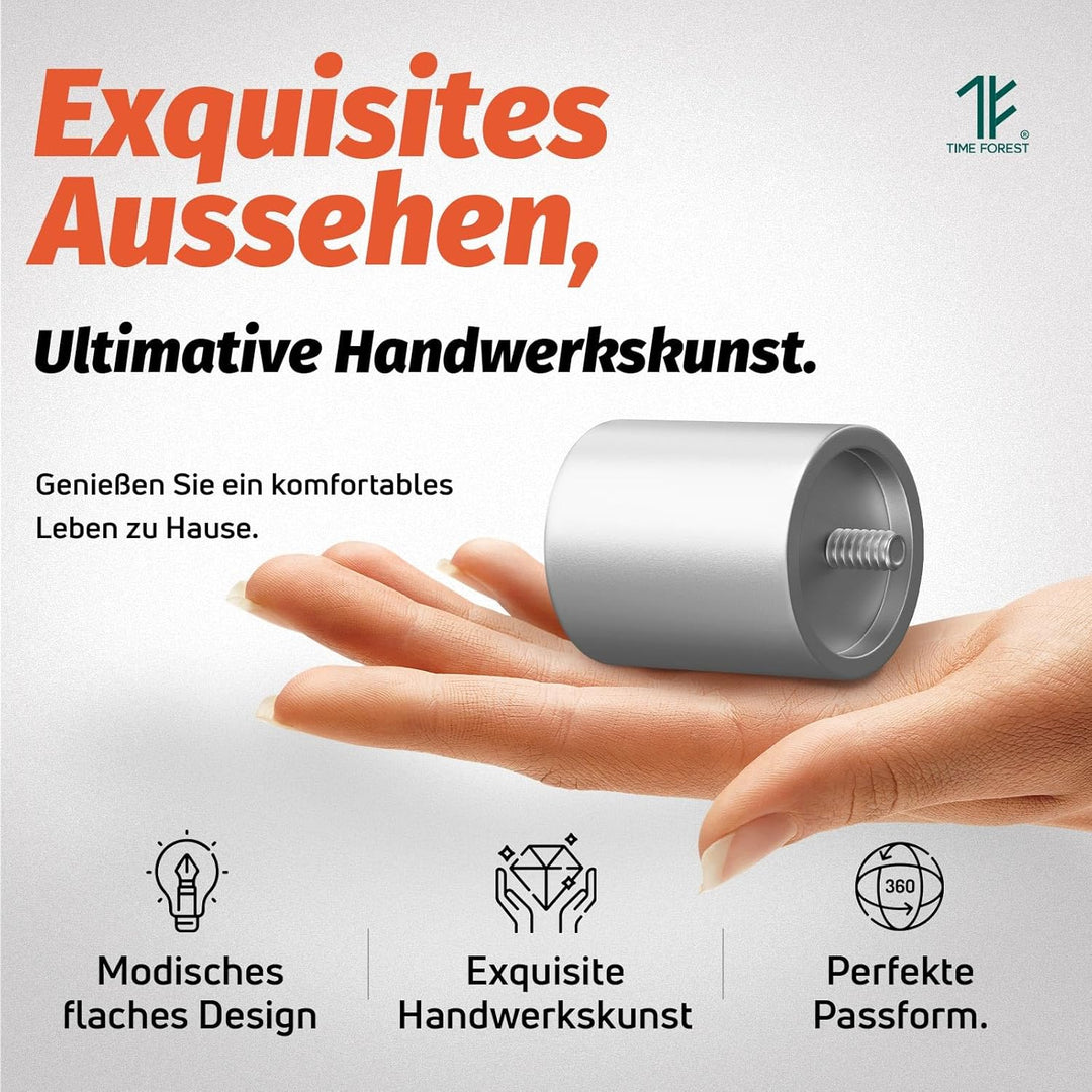 Silber Gardinenstange Vorhangstange Ausziehbar Curtain Rod Gardinenstangen für Fenster Outdoor (Silb