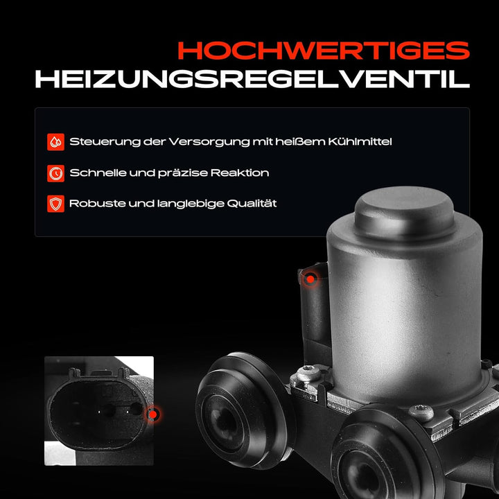 Frankberg Kühlmittelregelventil für 3er Cabriolet Coupe Touring E46 5er Touring E39 X3 E83 1.6L 1.9L